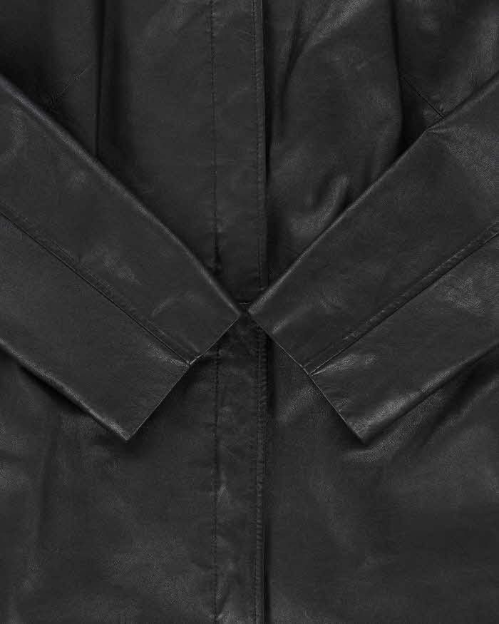 Vintage Y2k 2000s Liz Claiborne Long Leather Jacket - M