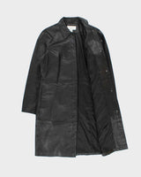 Vintage Y2k 2000s Liz Claiborne Long Leather Jacket - M