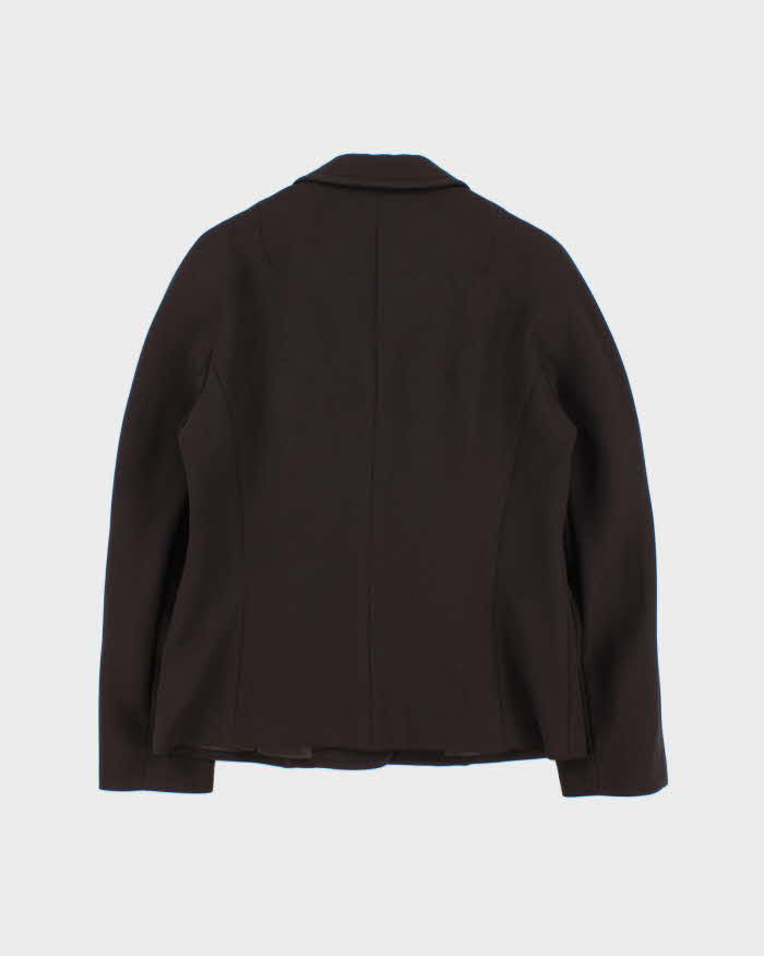 Vintage 1990s Aquascutum Women's Wool Single Breasted Blazer - M
