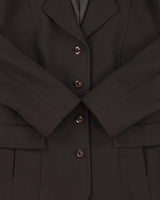 Vintage 1990s Aquascutum Women's Wool Single Breasted Blazer - M