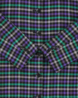 Vintage 1990s Jaeger Women's Wool Houndstooth Made In GB Blazer - S
