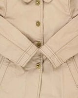 Vintage Y2K 00s Coach Women's Heavyweight Canvas Turn Lock Mid-Length Weatherproof Mac - M