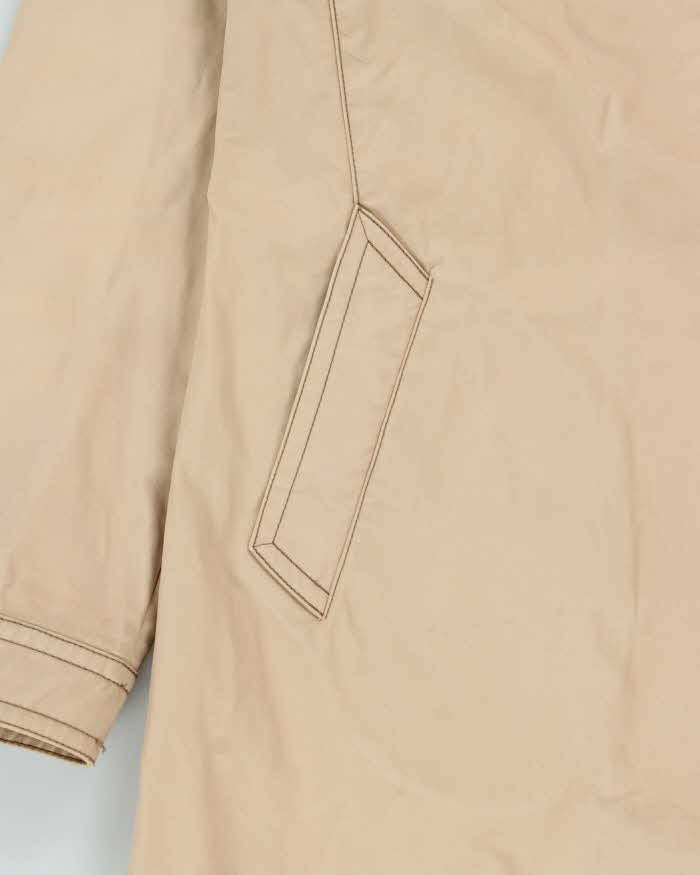 Vintage Y2K 00s Coach Women's Heavyweight Canvas Turn Lock Mid-Length Weatherproof Mac - M