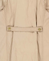 Vintage Y2K 00s Coach Women's Heavyweight Canvas Turn Lock Mid-Length Weatherproof Mac - M