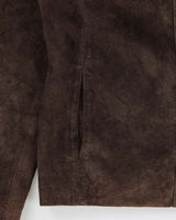 Vintage Y2K 00s Anne Klein Women's Clasp Closure Suede Jacket - M