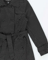 Vintage 2000s London Fog Polka Dot Trench Coat- S