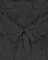 Vintage 2000s London Fog Polka Dot Trench Coat- S
