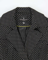 Vintage 2000s London Fog Polka Dot Trench Coat- S