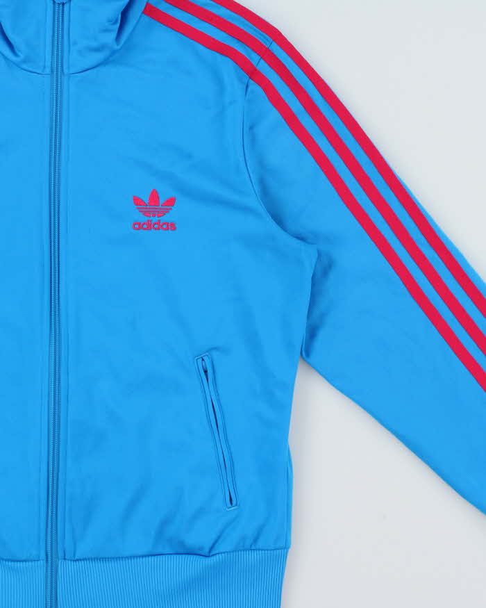 Vintage Y2K 00s Adidas Originals Women's Hot Pink Firebird Track Jacket - M