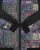 Vintage Adidas Originals S19951 Super Tokyo City Scape Women's Lightweight Shell Bomber Jacket - XL