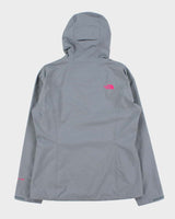 Vintage The North Face Hyvent 2.5L Women's Lightweight Hot Pink Grid Hooded Moutaineering Jacket - M