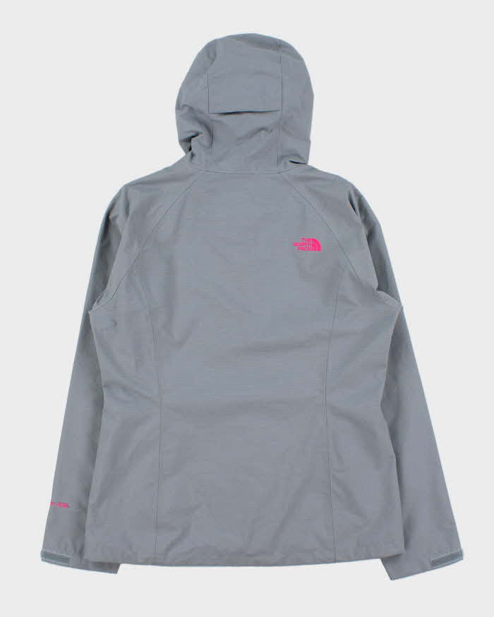 Vintage The North Face Hyvent 2.5L Women's Lightweight Hot Pink Grid Hooded Moutaineering Jacket - M