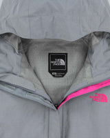 Vintage The North Face Hyvent 2.5L Women's Lightweight Hot Pink Grid Hooded Moutaineering Jacket - M
