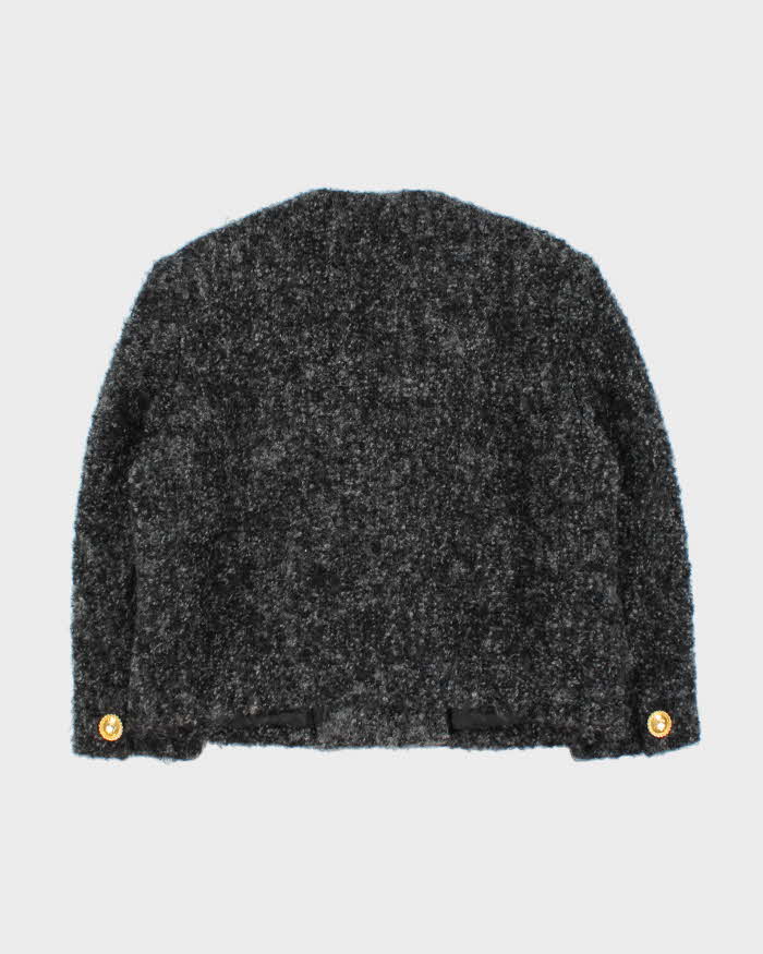 Vintage FW1998 Celine Paris Runway Women's Wool Cropped Double