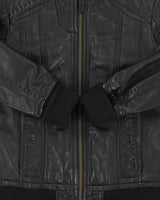 Vintage Y2K 00s Mackage For Aritzia Women's Lambskin Leather Cafe Racer Moto Jacket - XS