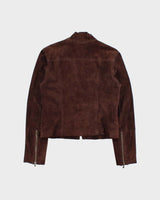 Vintage 1990s Context Lightweight Suede Jacket - XS