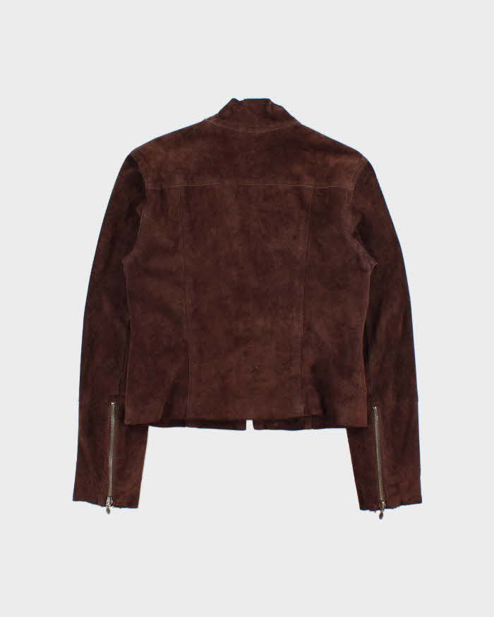 Vintage 1990s Context Lightweight Suede Jacket - XS
