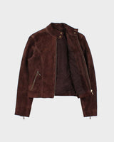 Vintage 1990s Context Lightweight Suede Jacket - XS