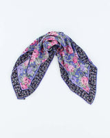 Vintage Christian Aujard Silk Floral Scarf
