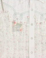 Vintage Y2K 00s Buffalo David Bitton Floral Women's Wild Rose Pearl Snap Button Long Sleeve Western Shirt - M