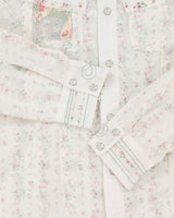 Vintage Y2K 00s Buffalo David Bitton Floral Women's Wild Rose Pearl Snap Button Long Sleeve Western Shirt - M