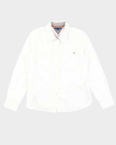 White Tommy Hilfiger Shirt - L