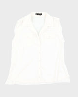 White BCBG Max Azria Casual Shirt - L