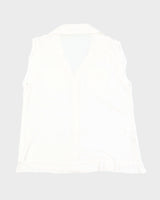 White BCBG Max Azria Casual Shirt - L