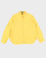 Yellow Ralph Lauren Linen Shirt - XL