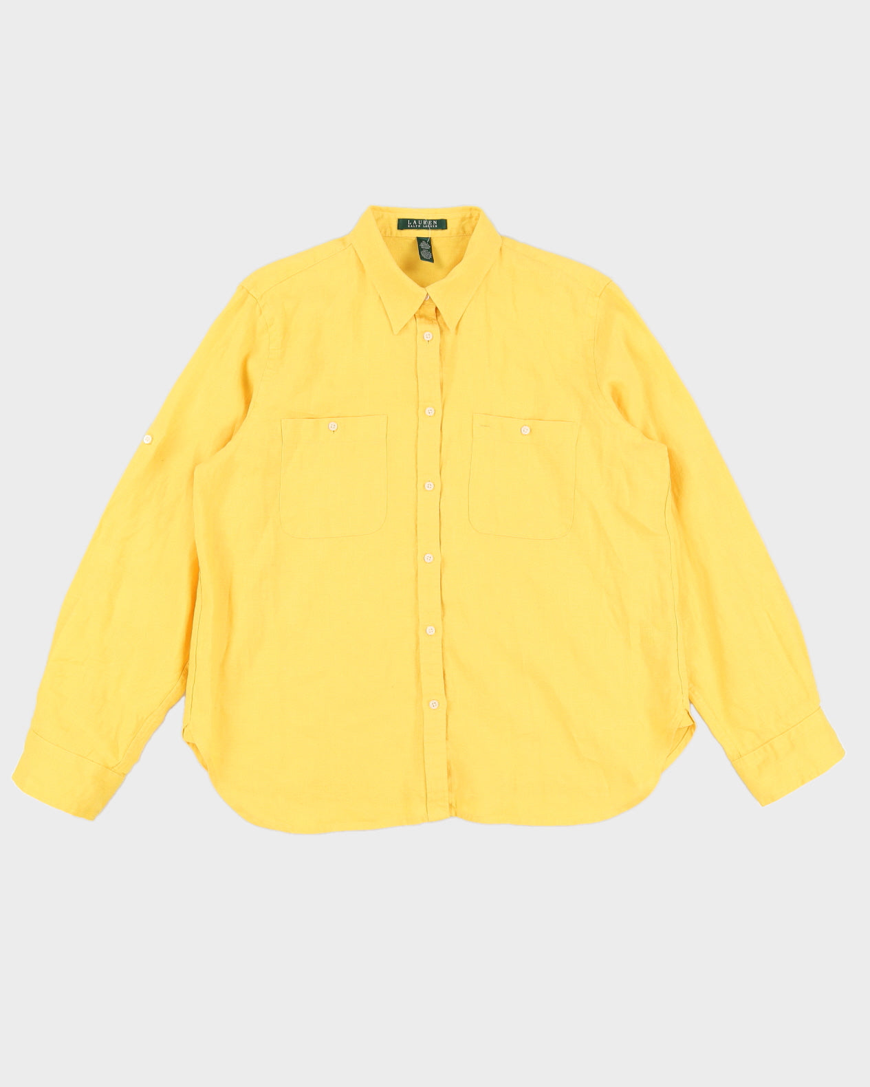 Yellow Ralph Lauren Linen Shirt - XL