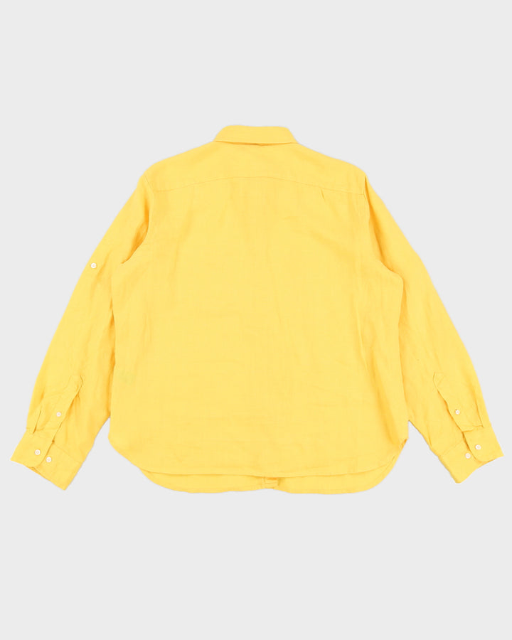 Yellow Ralph Lauren Linen Shirt - XL