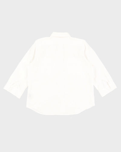 Ralph Lauren White Linen Shirt - XL