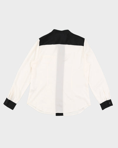 DKNY Black and White Block Colour Shirt - M