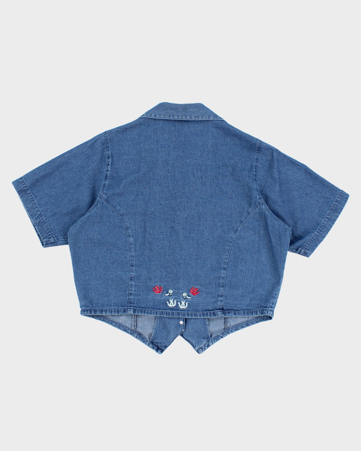 Ash Creek Embroidered Western Denim Shirt - L