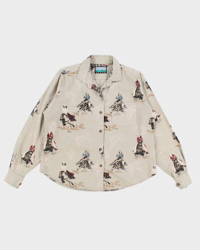 Vintage 90s Sandy River Cowboy Flannel Shirt - L