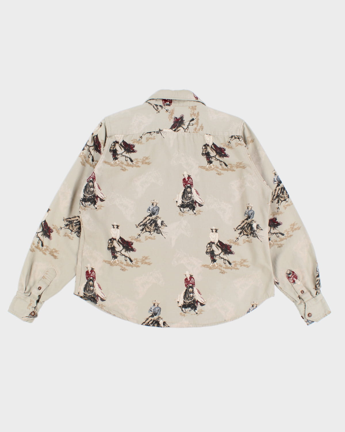 Vintage 90s Sandy River Cowboy Flannel Shirt - L
