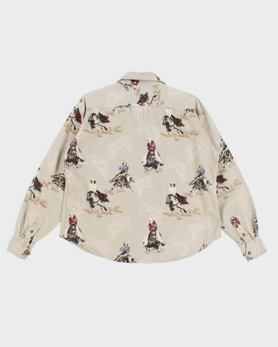Vintage 90s Sandy River Cowboy Flannel Shirt - L