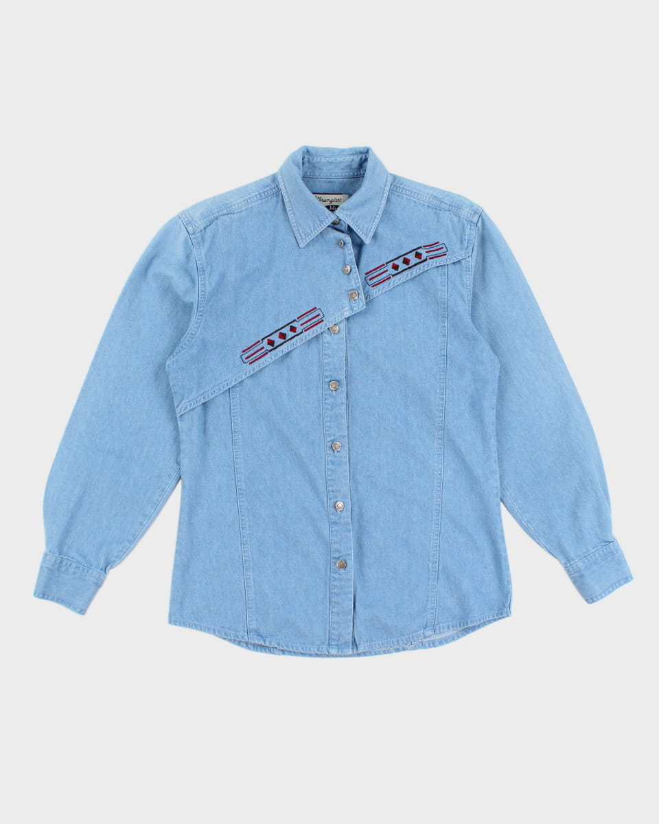 90's Wrangler Women's Western Shirt - M