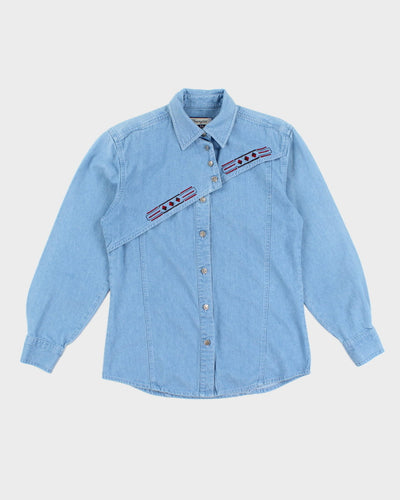 90's Wrangler Women's Western Shirt - M