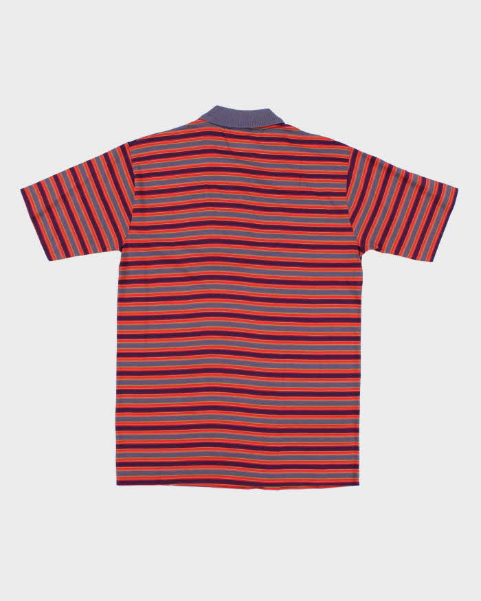 Deadstock Womens 1970s Purple Striped Benetton Shirt - S