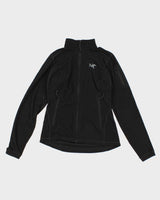 Womens Black Arc'teryx Zip Up Thermal Shirt - S