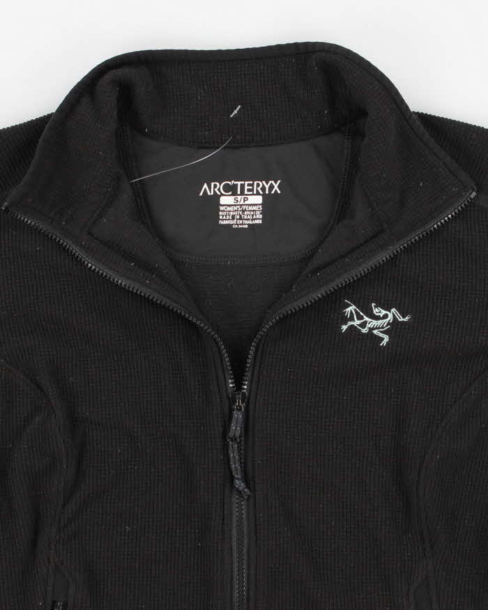 Womens Black Arc'teryx Zip Up Thermal Shirt - S
