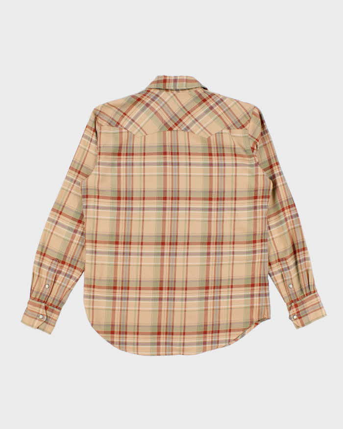 Womens Orange Ralph Lauren Checked Shirt - S