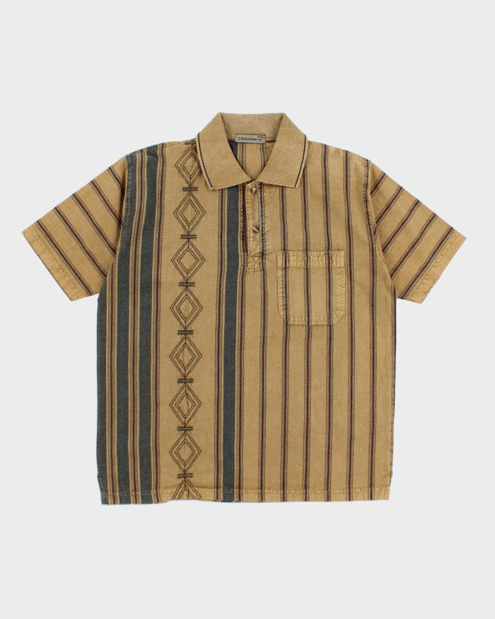 Men's Liberation-47 Mens Patterned Polo Shirt - XXL