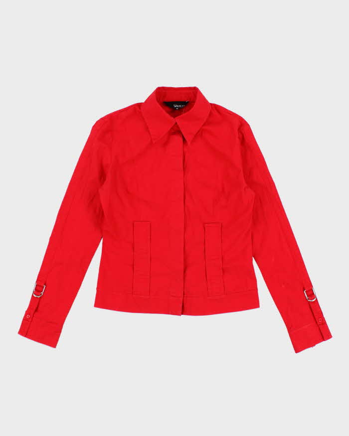 Vintage 90s Women's Gladith Red Shirt - S
