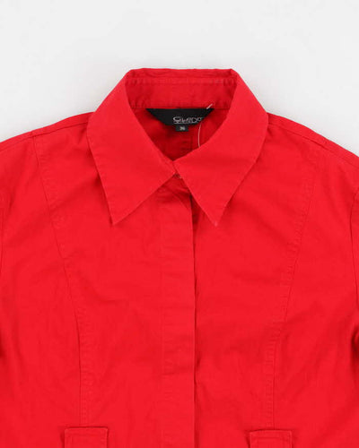 Vintage 90s Women's Gladith Red Shirt - S