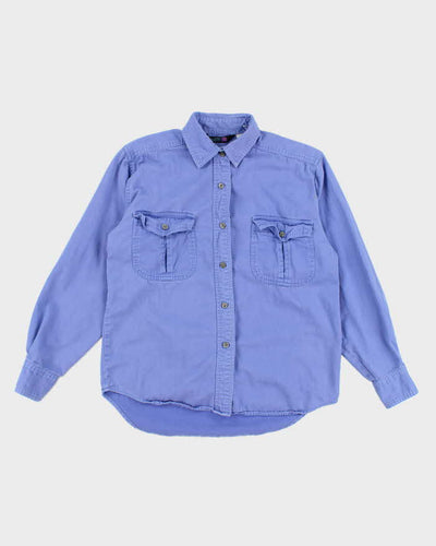 Womens The North Face Periwinkle Blue Work Shirt - s