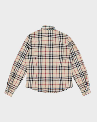 Burberry Nova Check Long Sleeve Shirt - M