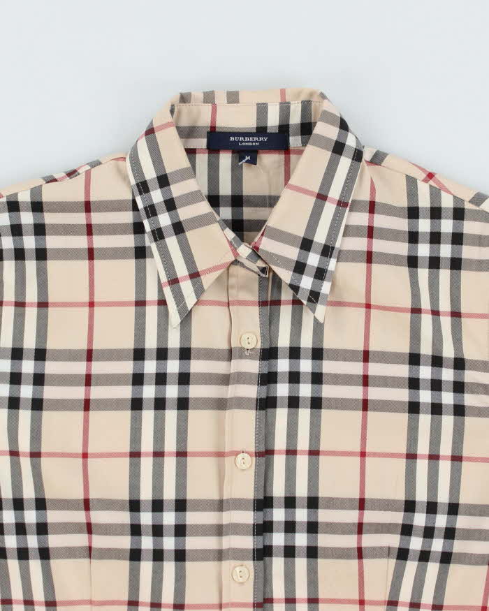 Burberry Nova Check Long Sleeve Shirt M