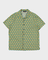 Pop Man Green Pattern Shirt - L